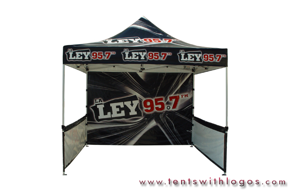 10 x 10 Pop Up Tent - La Ley 95.7 FM